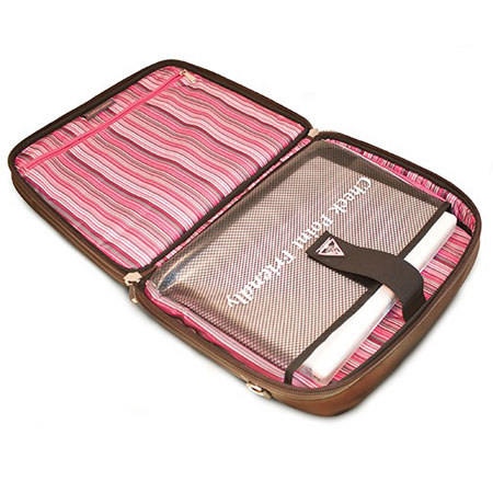 Mobile Edge Woman's Case, 16in Notebooks, Pink Suede