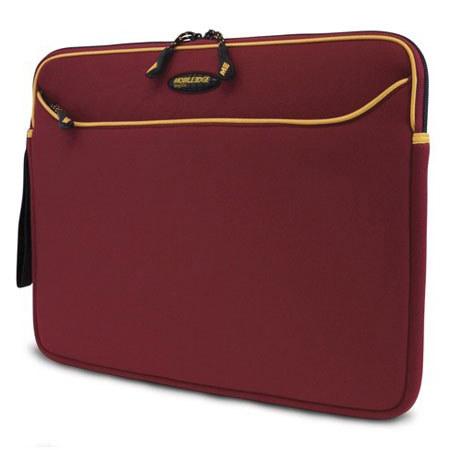 Mobile Edge 14.1in Slipsuit Notebook Red with Gold Trim