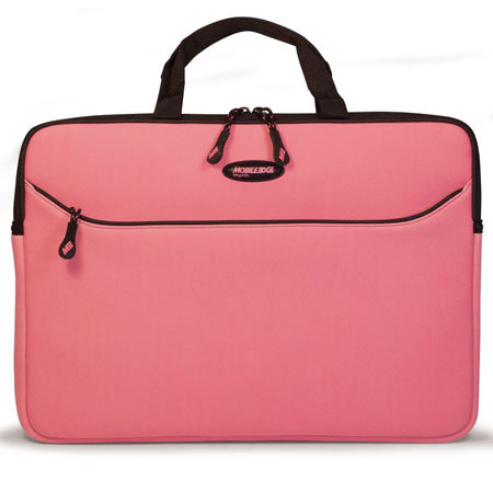Mobile Edge 14.1in Slipsuit for Notebook, Pink/Black