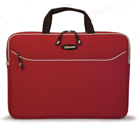 Mobile Edge 13.3in Slipsuit, Mac, Red/Platinum Accent