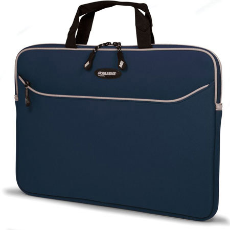 Mobile Edge 15.4in Slipsuit Mac Pro, Navy Blue/Platinum