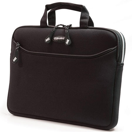Mobile Edge 10-11.6in Slipsuit for Netbook, Black/Black