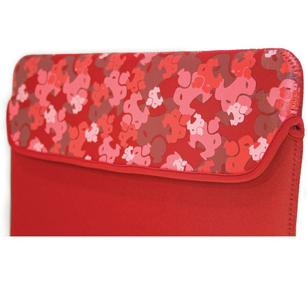 Sumo 10 inch Neoprene Camo Netbook Sleeve - Red