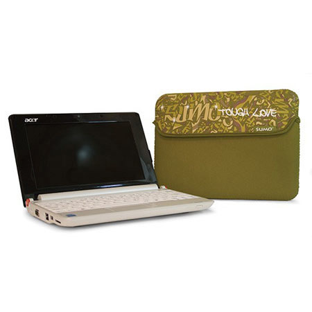 Sumo 8.9in Graffiti Neoprene iPad Sleeve - Color: Green