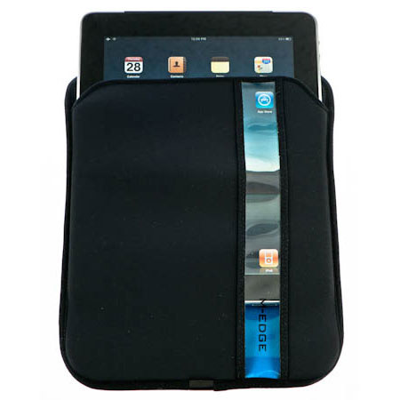M-Edge Pop Sleeve for 10inch Tablet, Black with Teal