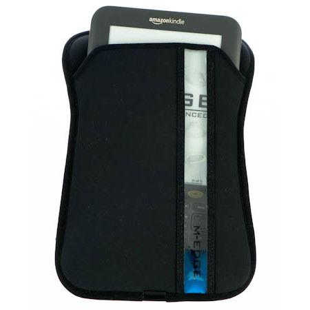 M-Edge Pop Sleeve for 6-7in e-Readers/Tablets,Blk/Teal