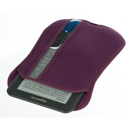M-Edge Pop Sleeve for 6-7in e-Readers/Tablets, Pur/Teal