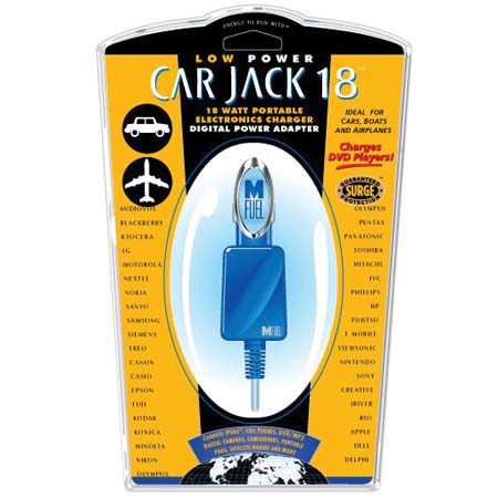 MFuel Car Jack, 18 Watt Portable Electronics Charger
