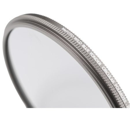MeFOTO 52mm Wild Blue Yonder Circular Polarizer Filter - Titanium Filter Ring