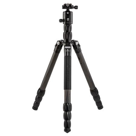 MeFOTO GlobeTrotter S Carbon Fiber Travel Tripod/Monopod, Black
