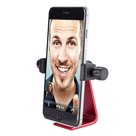 MeFOTO SideKick360 Plus Smartphone Adapter for Tripods, Red