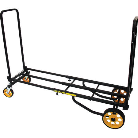 Rock N Roller Multi-Cart R8 Mid Transporter with Molded Rear Wheels, Load Capacity 500 lbs/32 cu. ft