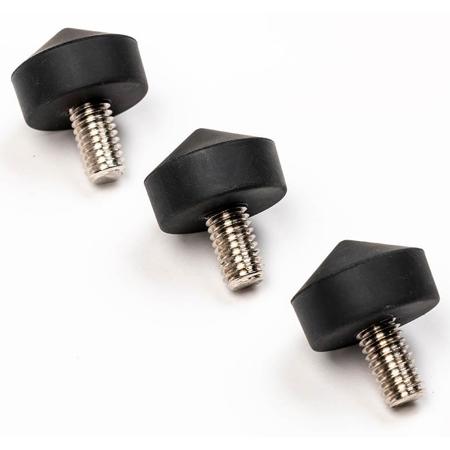 Mefoto 3/8" 28.5mm Rubber Foot Set for A/C2350/GTSA/C Tripod, 3-Pack