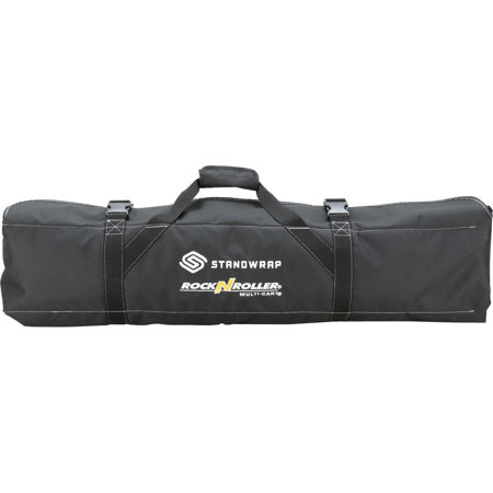 Rock N Roller Multi-Cart Standwrap 4-Pocket Roll Up Accessory Bag, Small, Black