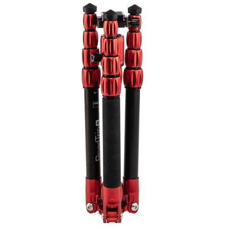 MeFOTO RoadTrip S Aluminum Travel Tripod/Monopod, Red