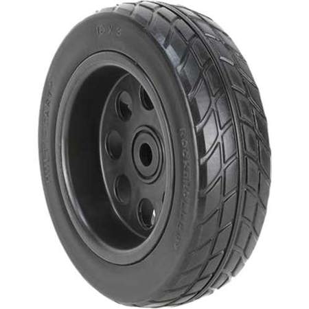 Rock N Roller Multi-Cart 10x3" Stealth R-Trac Rear Wheel with Offset Hub for R10R, 11G, R12 & R18, 2-Pack