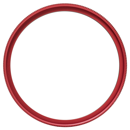 MeFOTO 49mm Lens Karma UV/Lens Protection Filter - Red Filter Ring