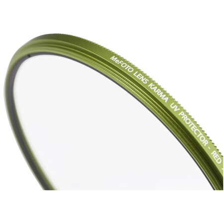MeFOTO 58mm Lens Karma UV/Lens Protection Filter - Green Filter Ring
