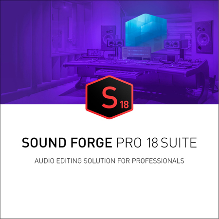 Magix SOUND FORGE Pro Suite 18 Audio Recording Software, Perpetual, Download
