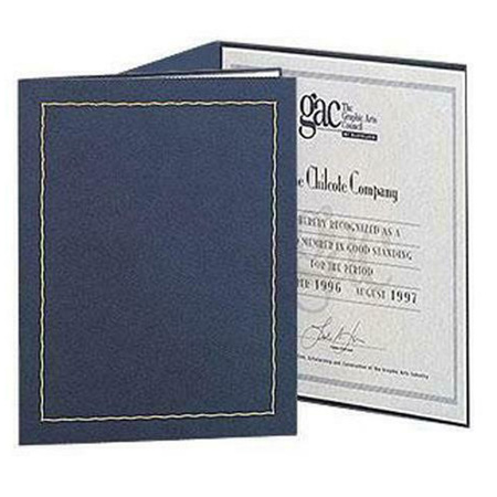 TAP Certificate Folder Frame, f/11x8.5" Certificate Or Photo, Pack of 25