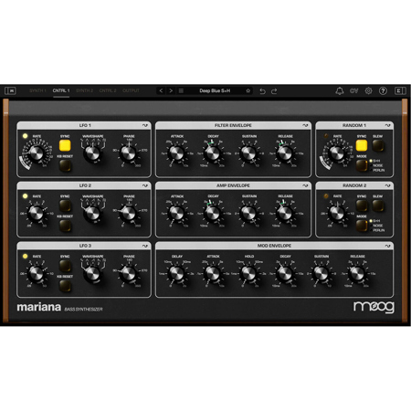 Moog Mariana Bass Synthesizer Virtual Instruments, Download