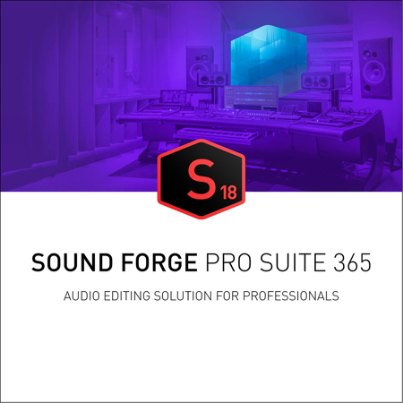 Magix SOUND FORGE Pro Suite 365 Audio Editor Software,Perpetual License,Download