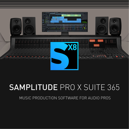 Magix Samplitude Pro X Suite 365 Music Production and Editing Software, Perpetual License, Download