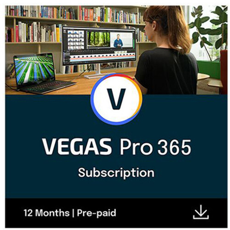 Magix VEGAS Pro 365 Video Editing Software, 1 Year Subscription, Download