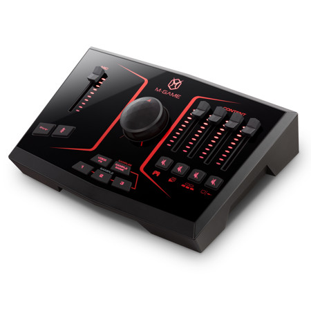 M-Game Solo USB Streaming Mixer and Audio Interface with LED Lighting