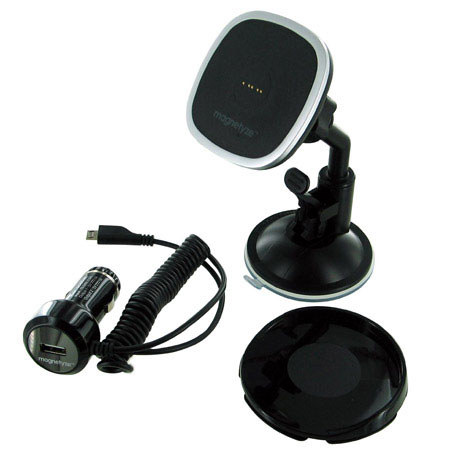 Magnetyze Car Charger and Stand with 1 Amp USB Port