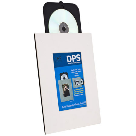 TAP DPS CD/DVD Easel for 5x7" Images, White