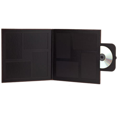 TAP 139704R01 DPS CD/DVD Folio for 8 4x6in Images, Bronze Metallic