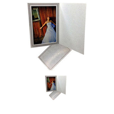 B. Oshrin #20, Folder Frame for 4x6" Photos, Color: Gray. (250 Pack)