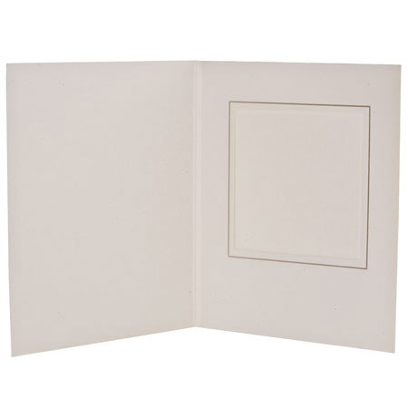 B. Oshrin The QLT, Picture Folder Frame for 3x3" Polaroid, 25 Pk, Gray Linen