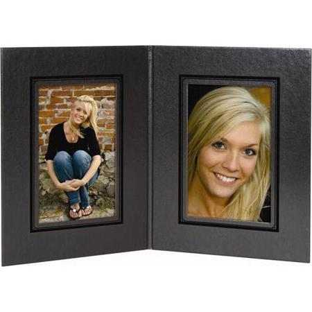 TAP Presidential Folder Frame for Two 5x7" Vertical Photo, 100-Pack