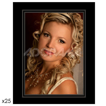 B. Oshr Roma Frame for 3x5 Photo, Black Accents, 25