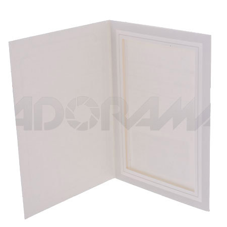 Adorama FW810 White Folder Frame for 6x8 or 8x10 Photo