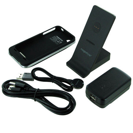 Magnetyze Charging System with Extended Battery Case for iPhone 4/4S