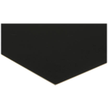 Adorama 11x14" Single Weight Mount Boards, Black & White Finish, Pack of 10