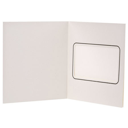 B. Oshrin The Instax, Picture Folder Frame for 2x3" Instax, 25 Pk, White Linen