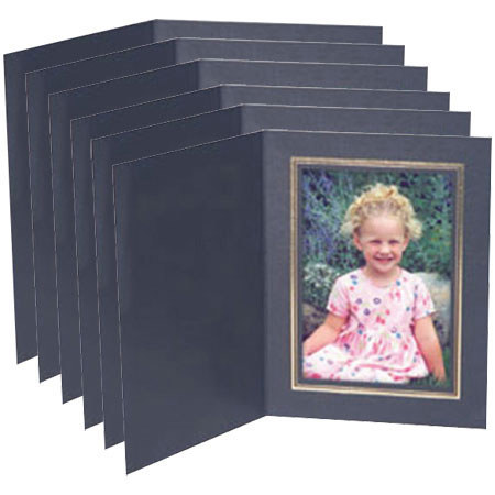 Collectors Gallery Classic Black Folder, 4x6 Photo, 8