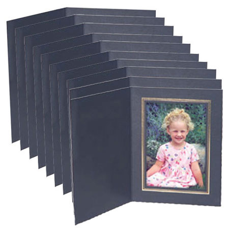 Collectors Gallery Classic Black Folder,5x7 Photo, 10