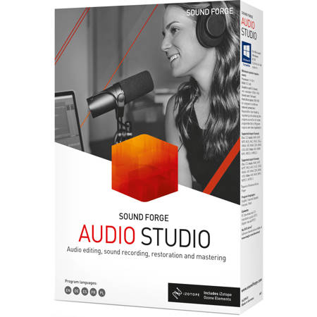 Magix SOUND FORGE Audio Studio 17 Software, Download