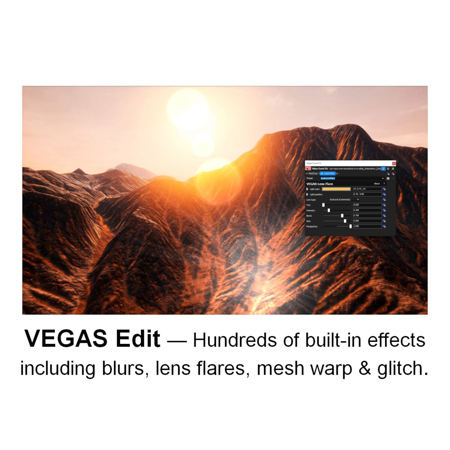 Magix VEGAS Edit 19 Software, Physical