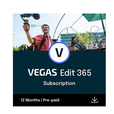 Magix VEGAS Edit 19 365 Software, 1-Year Subscription, ESD Download
