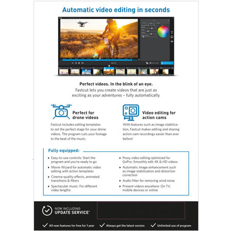 Magix Fastcut Video Editing Software, Academic, Electronic Download