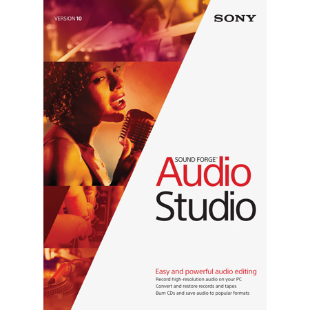 Magix Sound Forge Audio Studio 10 Audio Editing/Production Software, Download