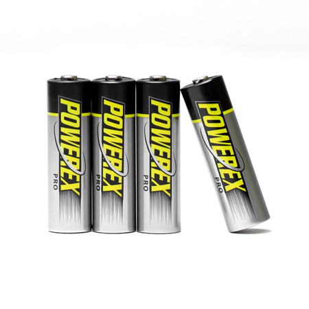 brightest flashlight aa powex rechargeable nimh Powerex PRO AA Rechargeable NiMH Batteries (2700mAh, 4-Pack)