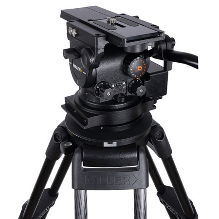 Miller Arrow Fx 5 Encoder Fluid Head, 46.2 lbs Capacity