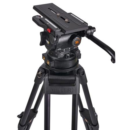 Miller CiNX 7 Fluid Head with Pan Handle, Camera Plate, 13.2-55 lb Capacity